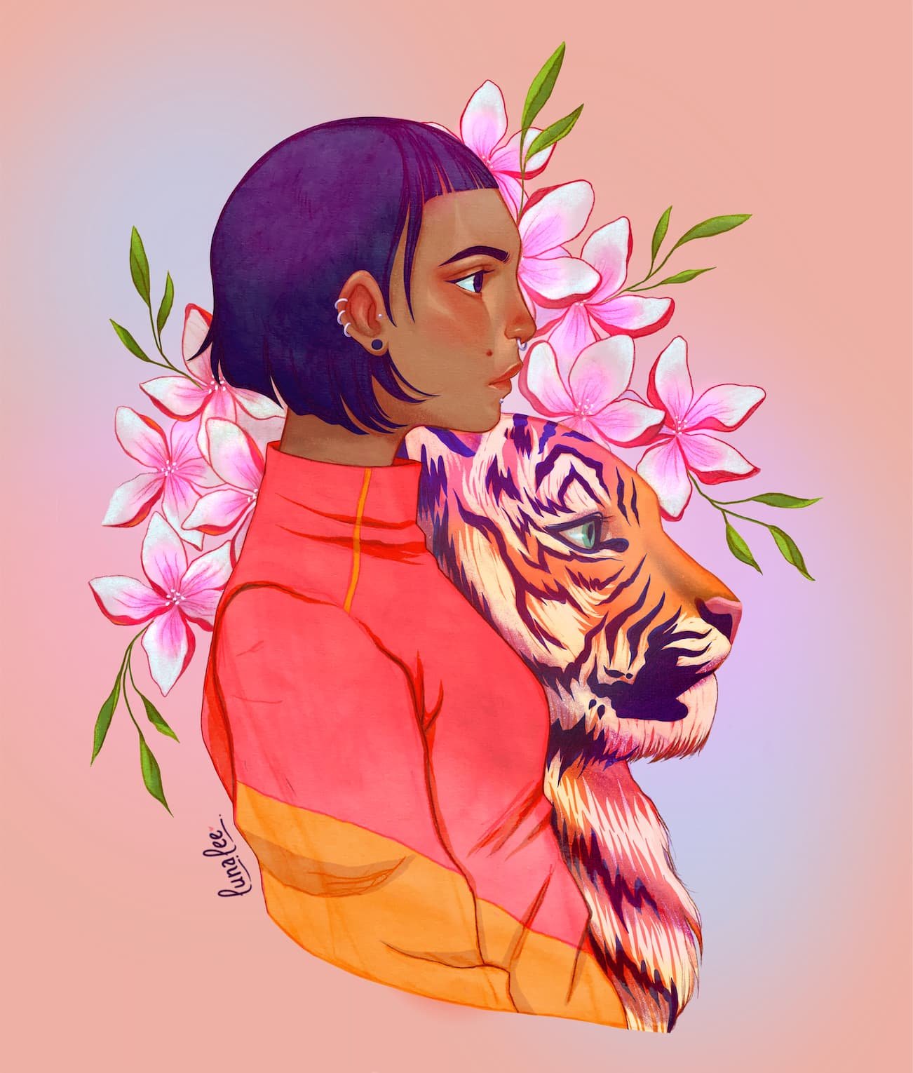 Año del tigre Luna Lee