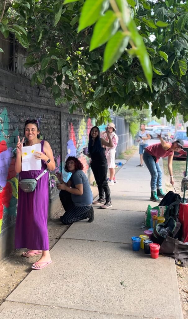 Taller de mural Luna Lee